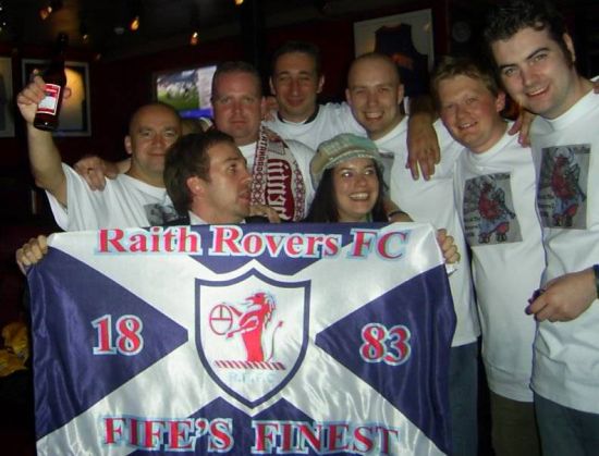 The original Rock the Rovers crew, with Marsha (centre left)